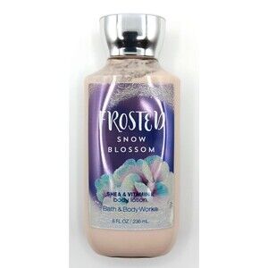Bath & Body Works Frosted Snow Blossom Moisture Lotion Shea Butter & Vit E 8oz